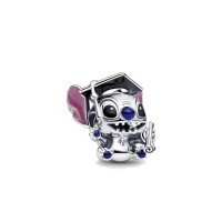 Charm Pandora plata Graduación Stitch de Disney 793789C01