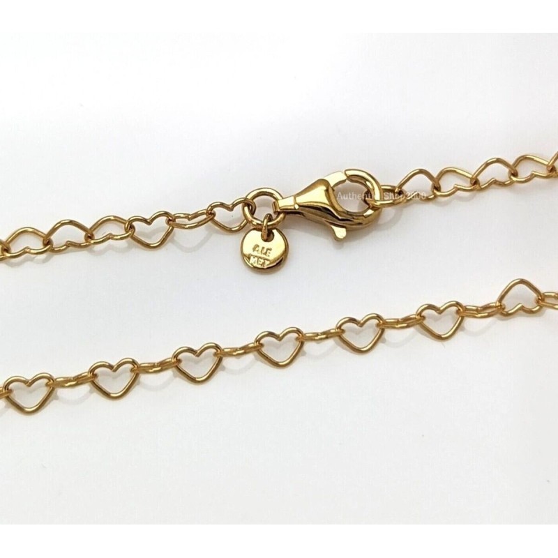 Cadena Pandora Dorada Corazones Unidos 363334C00