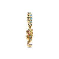 Charm Pandora Colgante Dorado Caballito de Mar 763895C01