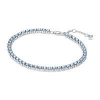 Pulsera Pandora Tenis Plata Azul Claro Brillante 591469C03