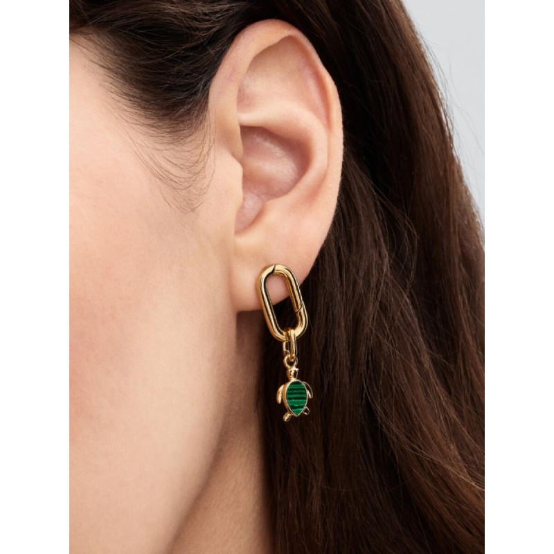 Charm Pandora Me Colgante Dorado Tortuga Verde 763823C01