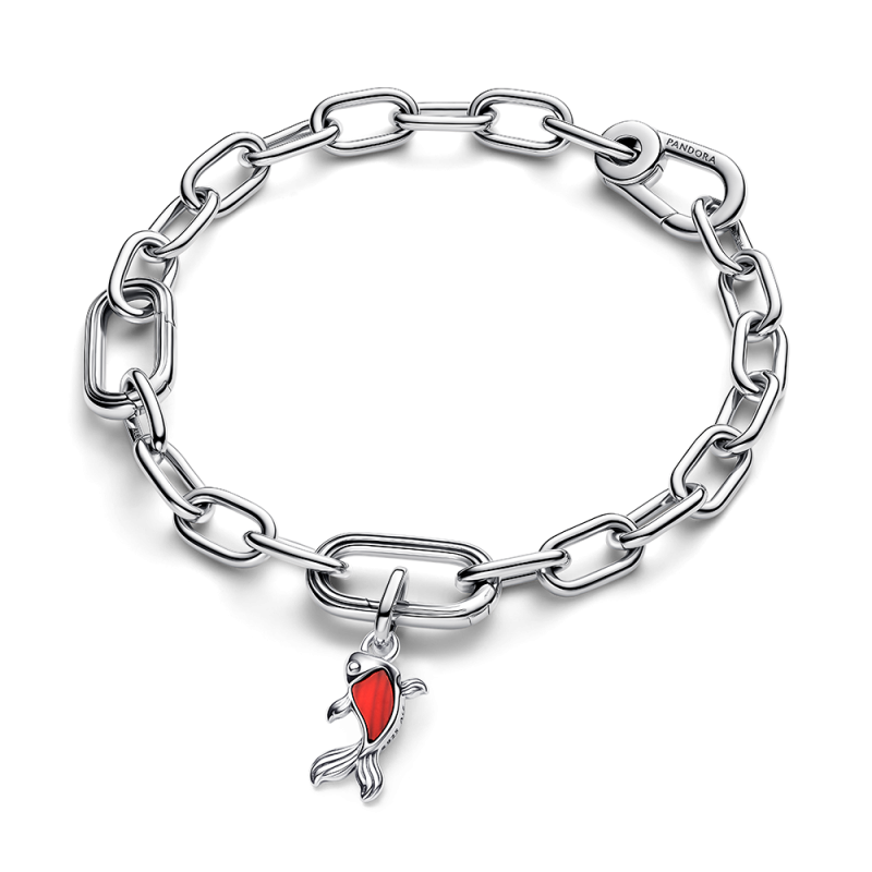 Charm Pandora Me Plata Pez Koi Murano Rojo 793863C01