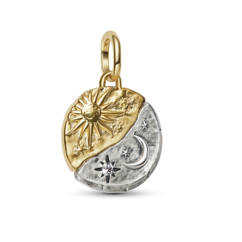 Charm Pandora Medallón Sol y Luna 763977C01