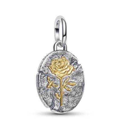 Charm Pandora  Medallón Rosa 764087C00