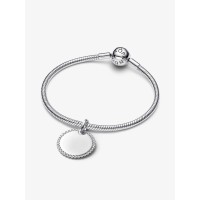 Colgante Pandora Etiqueta Redonda Grabable 394007C01