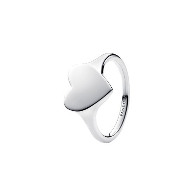 Anillo Pandora Corazón Grabable Plata 163988C00