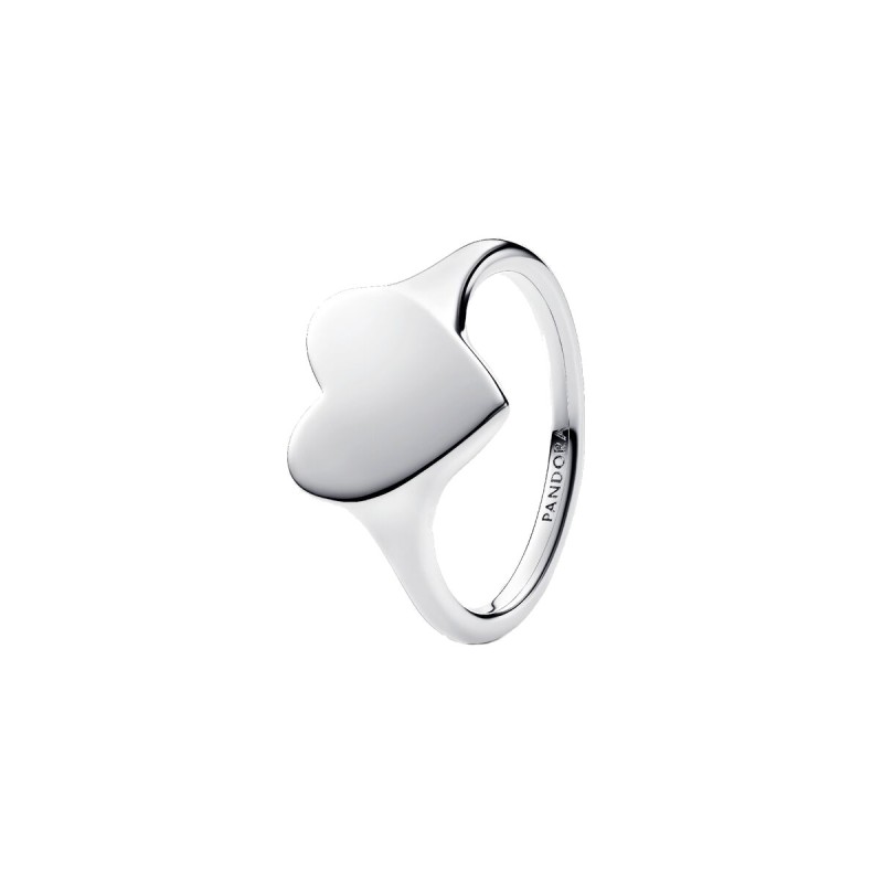 Anillo Pandora Corazón Grabable Plata 193988C00