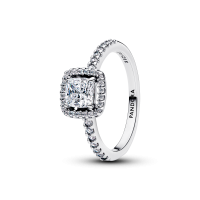 Anillo Pandora Halo Cuadrado Brillante 193555C02