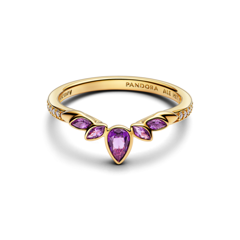 Anillo Pandora baño 14k Reina Ana de Frozen de Disney 164135C01