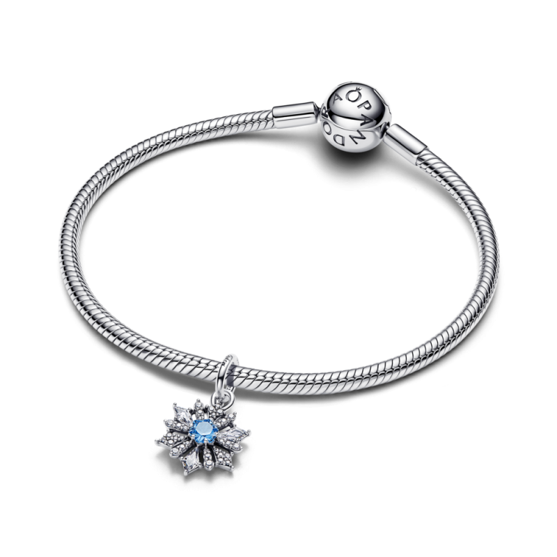 Disney Frozen Queen Elsa Snowflake Dangle Charm 794209C01