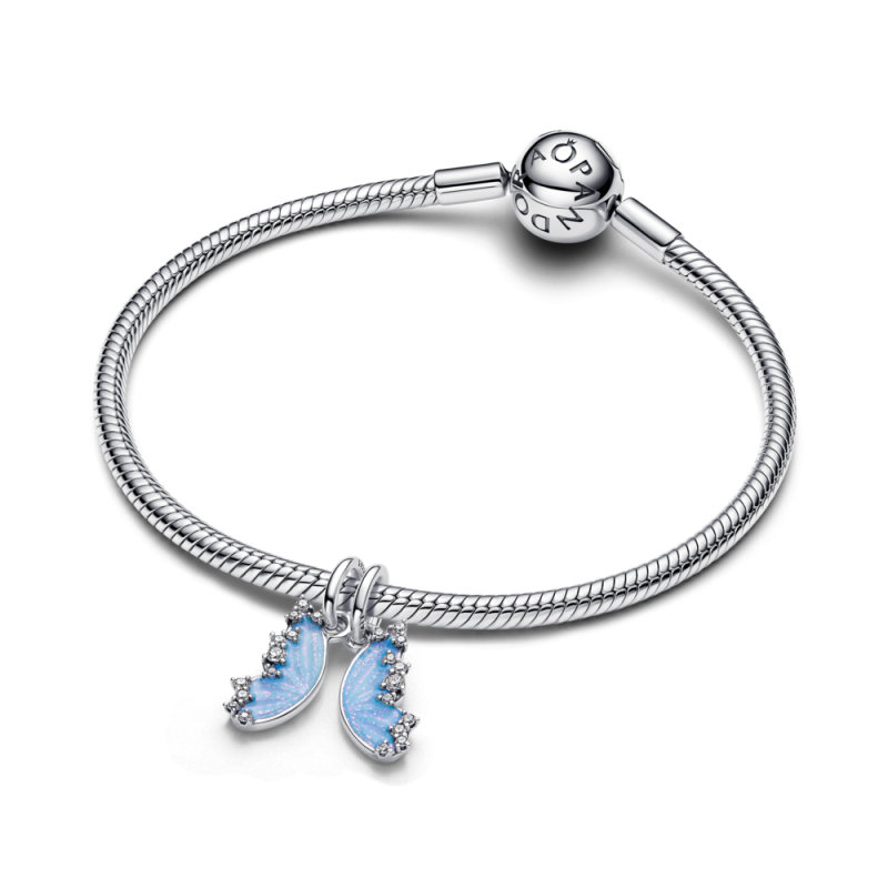 Charm Pandora Colgante Doble Alas Mariposa en plata de ley 794244C01