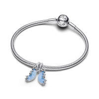 Charm Pandora Colgante Doble Alas Mariposa en plata de ley 794244C01