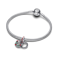 Charm Pandora Colgante Doble Corona de Navidad 794238C01