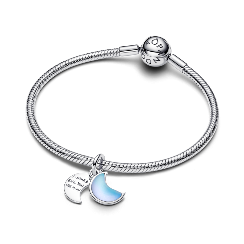 Charm Pandora Doble Colgante Luna Creciente 794272C01