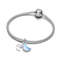 Charm Pandora Doble Colgante Luna Creciente 794272C01