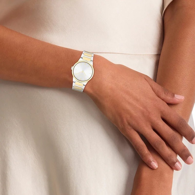 Reloj Calvin Klein Linear Elegance Bicolor 25100113