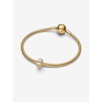 Charm Pandora Clip Dorado Esmalte y Gemas 763785C01