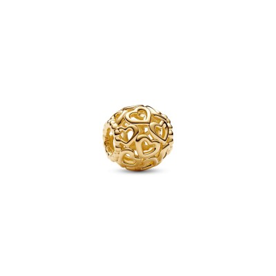 Charm Pandora Corazón Filigrana Dorado 760964C00
