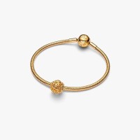 Charm Pandora Corazón Filigrana Dorado 760964C00