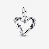 Charm Medallón Pandora Me Corazón de Alambre 793449C00