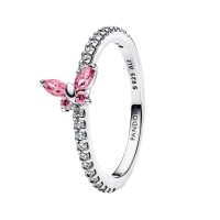Anillo Pandora Mariposa Rosa Brillante 194269C02