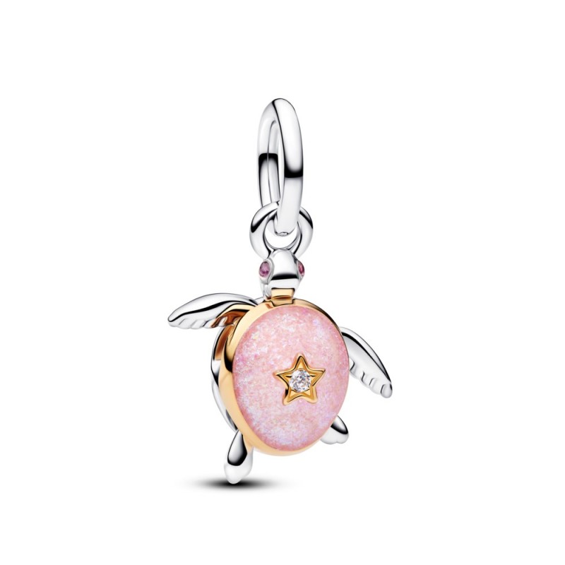 Charm colgante Pandora Tortuga Marina Rosa Pandora Club 2026 764432C01