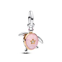 Charm colgante Pandora Tortuga Marina Rosa Pandora Club 2026 764432C01