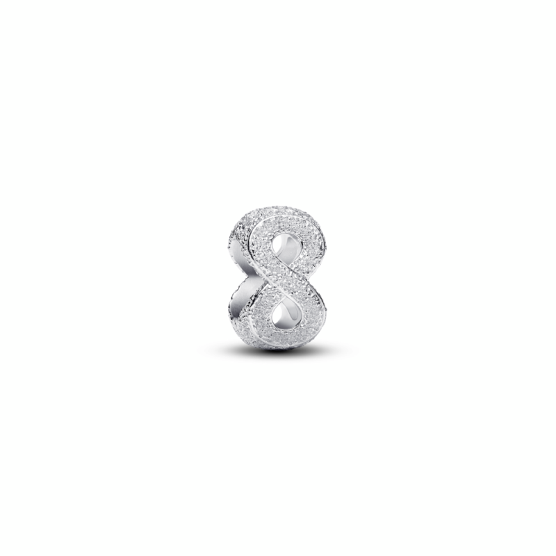 Charm Mini Pandora Símbolo Infinito Textura 794523C00