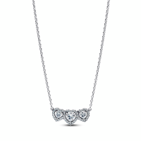 Collares Pandora Triple Halo Corazón 394412C01