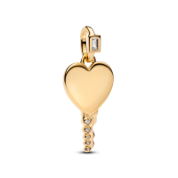 Colgante Pandora Etiqueta Grabable Llave Corazón 364353C01