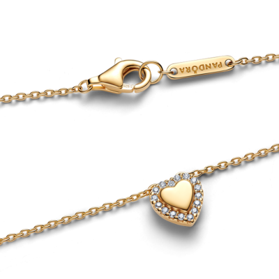 Collar Pandora Grabable Halo Corazón 364364C01 2