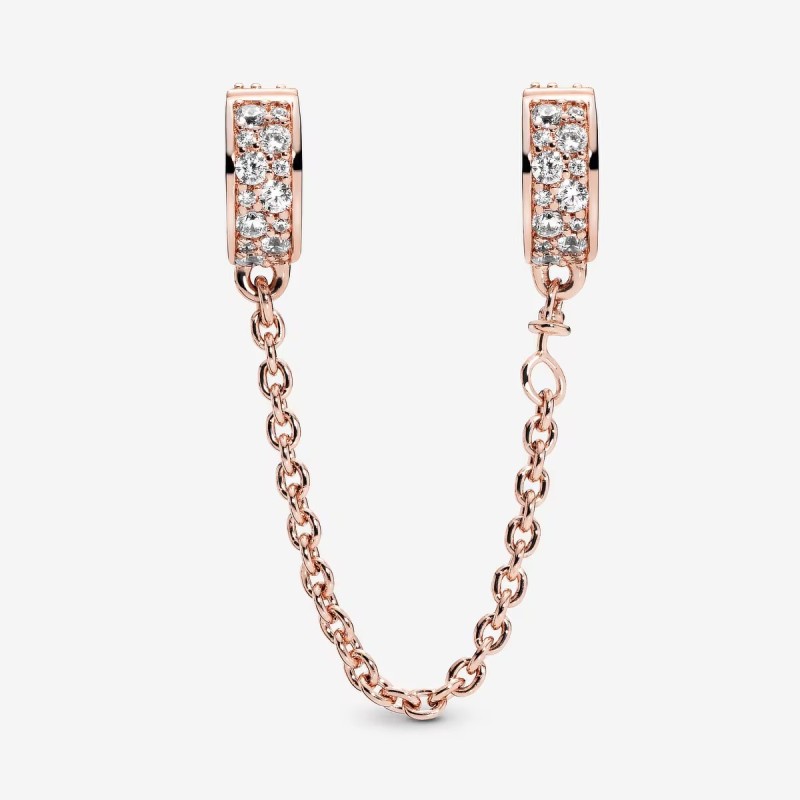 Cadena de Seguridad Pandora Elegancia Brillante 786322CZ-05
