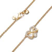 Collar Pandora Corazón Infinito Brillante 362666C01