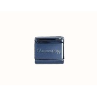 Link Nomination Acero Azul liso 030001 016L