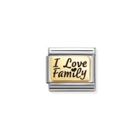 Link Nomination Acero y Oro " I love familia" 030166 69
