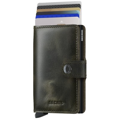 Secrid Miniwallet Vintage Olive-Black 2