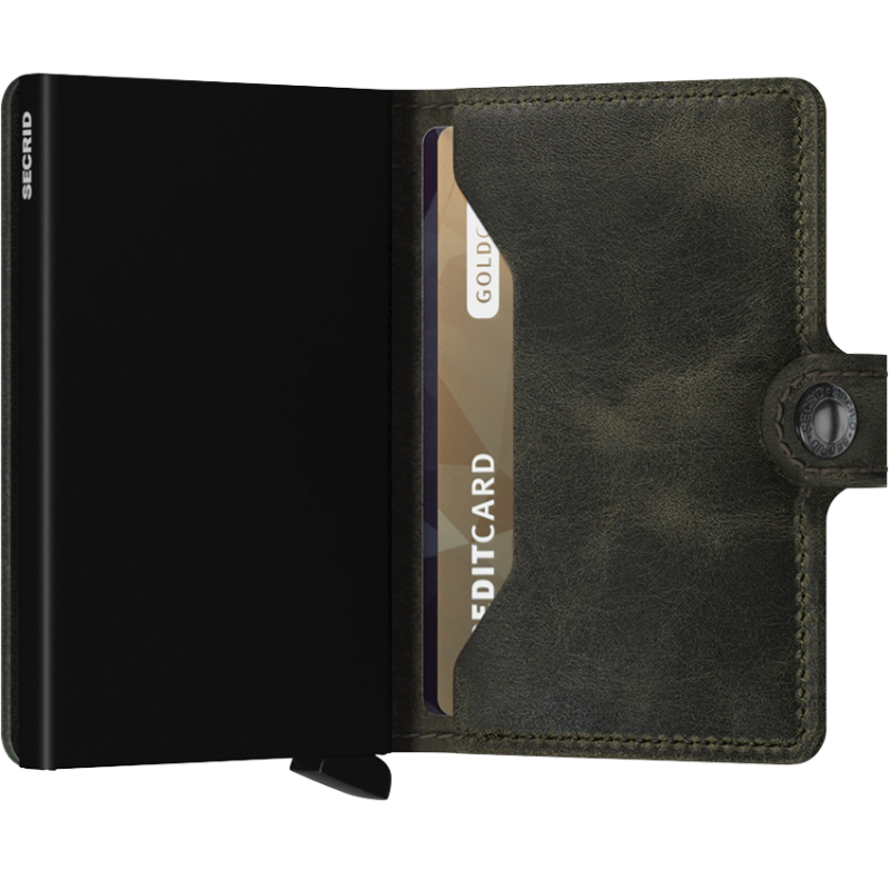 Secrid Miniwallet Vintage Olive-Black