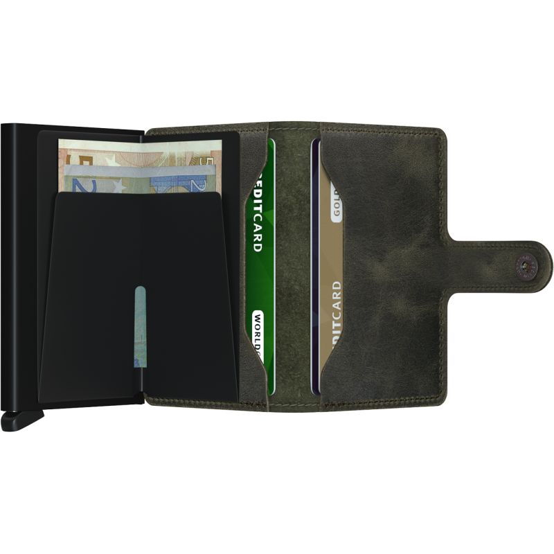 Secrid Miniwallet Vintage Olive-Black