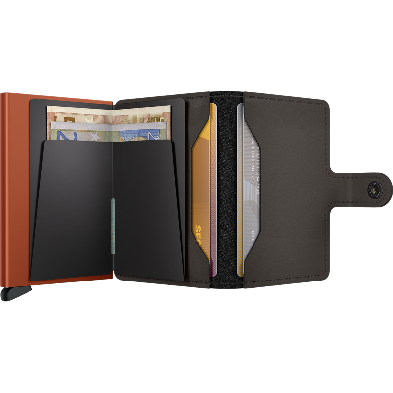 Secrid Miniwallet Matte Trufflee & Orange