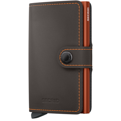 Secrid Miniwallet Matte Trufflee & Orange