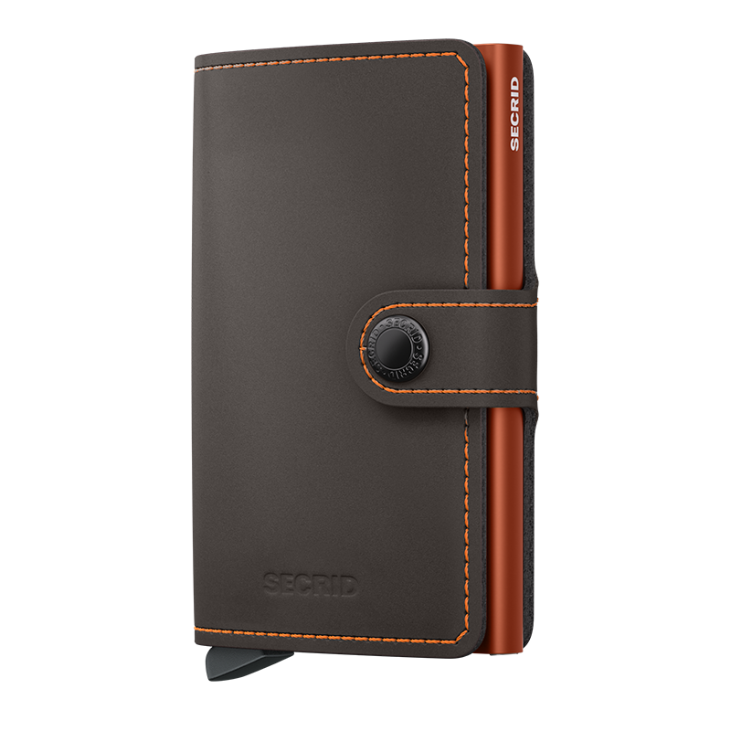 Secrid Miniwallet Matte Trufflee & Orange
