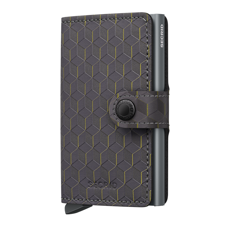 Secrid Mniwallet Optical Grey Yellow