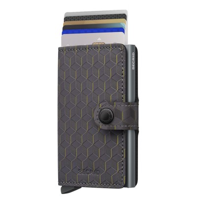 Secrid Mniwallet Optical Grey Yellow 2