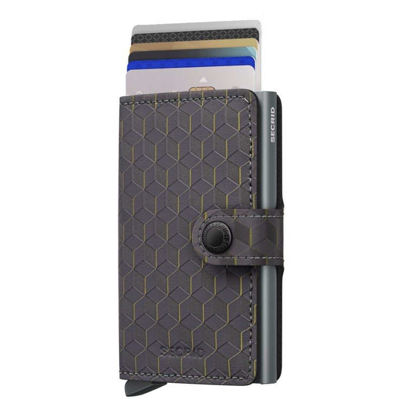 Secrid Mniwallet Optical Grey Yellow