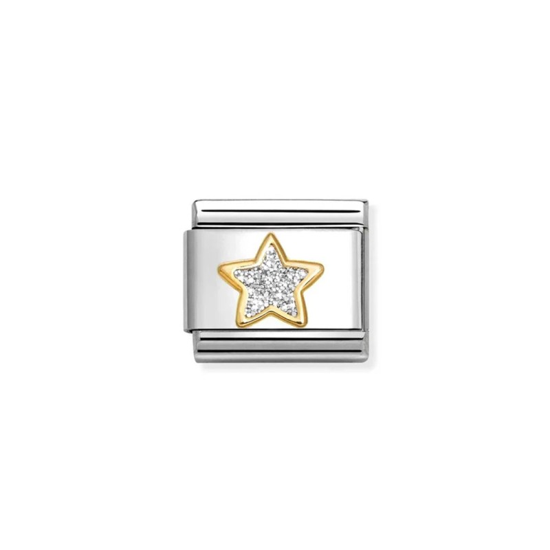 Link Nomination Acero y Oro "Estrella Glitter" 030220 19