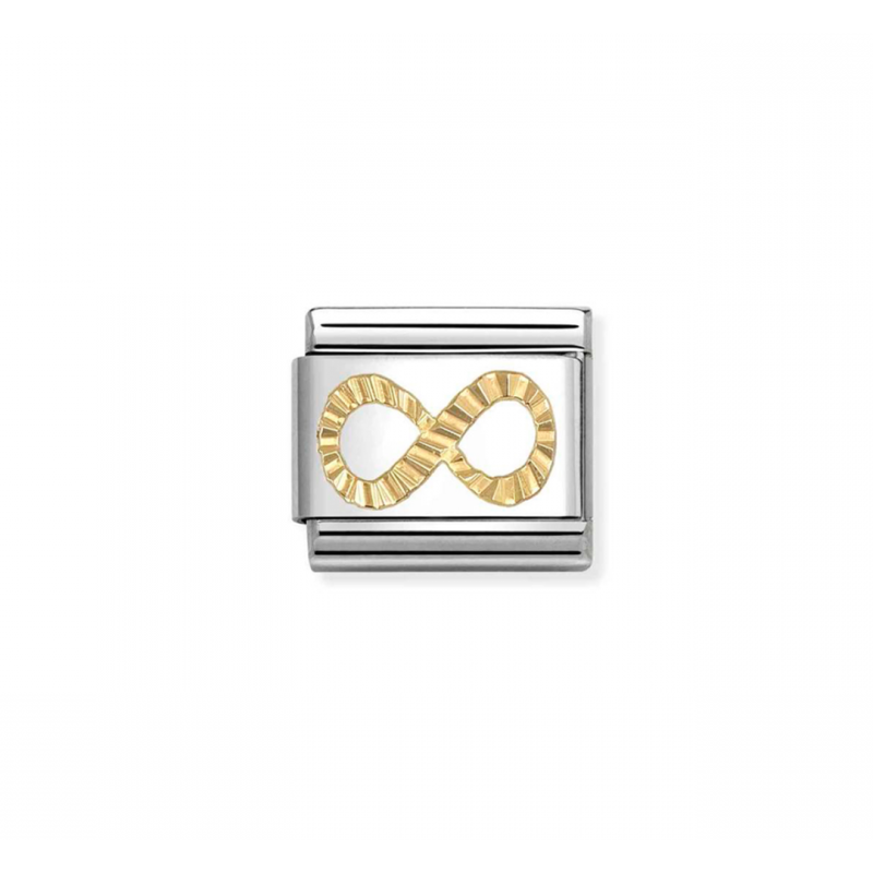 Link Nomination Acero y Oro Infinito con Efecto 030149 66