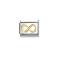 Link Nomination Acero y Oro Infinito con Efecto 030149 66