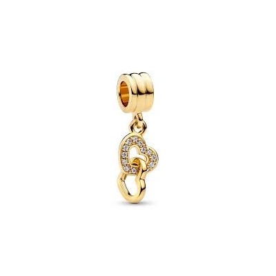 Charm Pandora Corazones Entrelazados Dorados 761242C01
