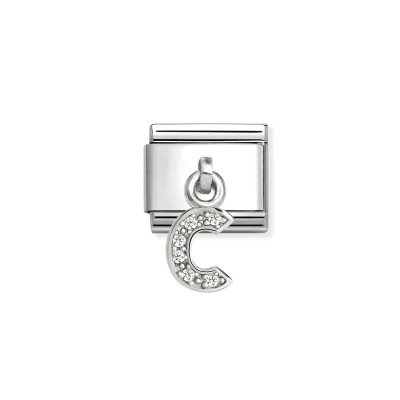 Link Nomination Plata Letra "C" Colgante Circonita 313818 03