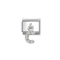 Link Nomination Plata Letra "C" Colgante Circonita 313818 03